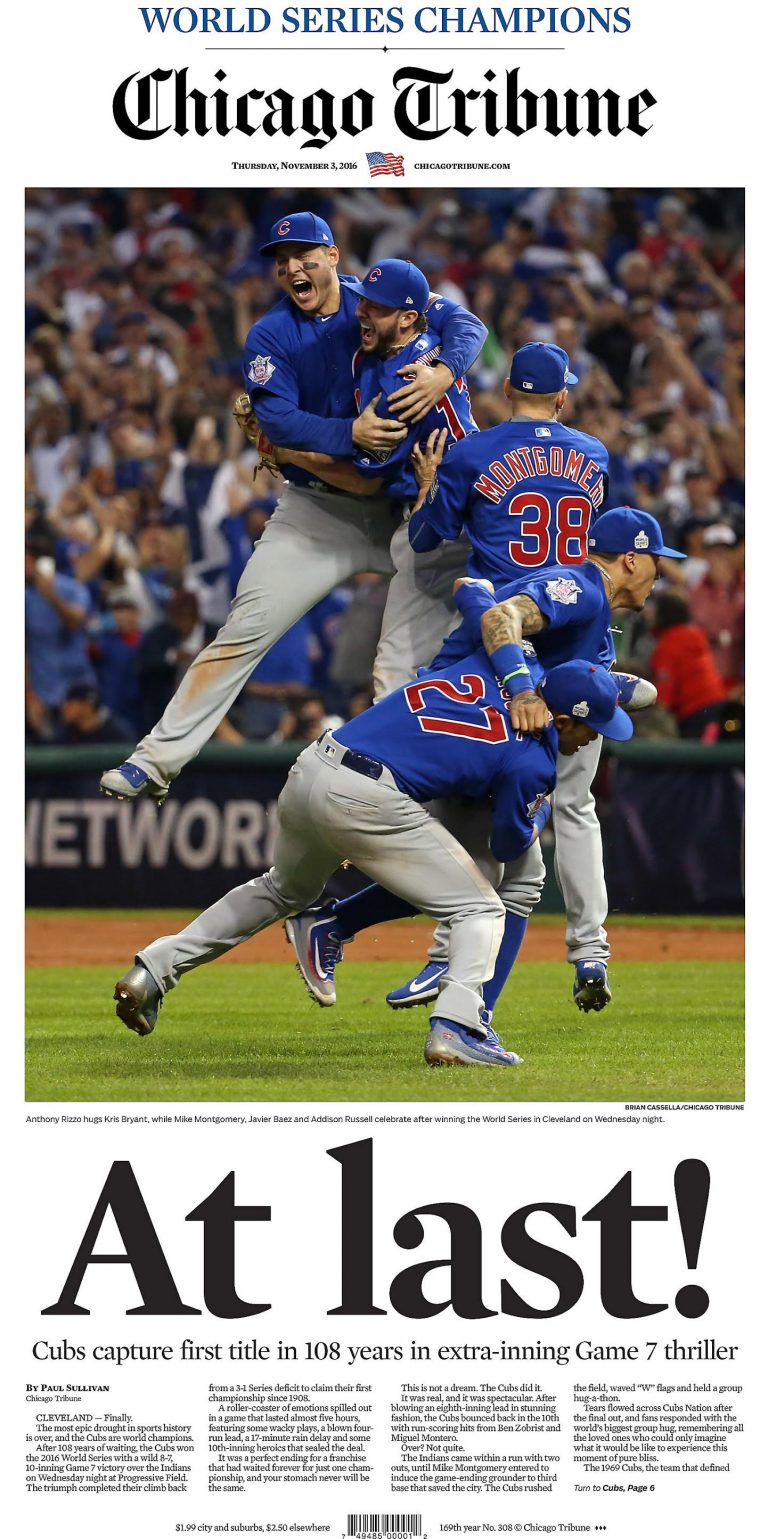 7. The Cubs Win the World Series – Chicago Magazine